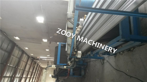 1000mm PU স্যান্ডউইচ প্যানেল মেশিন জন্য রাবার বেল্ট ট্রান্সমিশন, পিএলসি নিয়ন্ত্রন করুন অটোমেটিক foaming