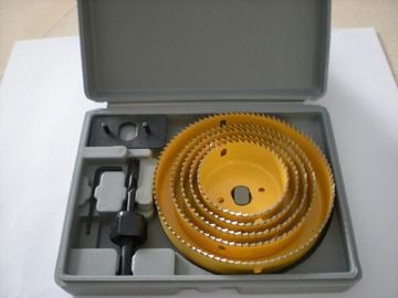 প্লাস্টিক কাটিং 8PC ড্রিল গর্ত করাত 64mm 76mm, কার্বন ইস্পাত এবং কঠিনীভূত দাঁত
