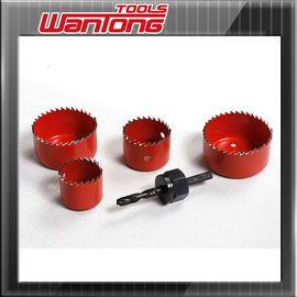 প্লাস্টিক কাটিং 8PC ড্রিল গর্ত করাত 64mm 76mm, কার্বন ইস্পাত এবং কঠিনীভূত দাঁত