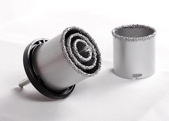 কাটন সরঞ্জাম দুষ্প্রাপ্য ধাতু কারবাইড পরান 33mm 53mm 2-5 / 8 &quot;ডিপ কাট হোল দাঁত দিয়ে দেখলাম