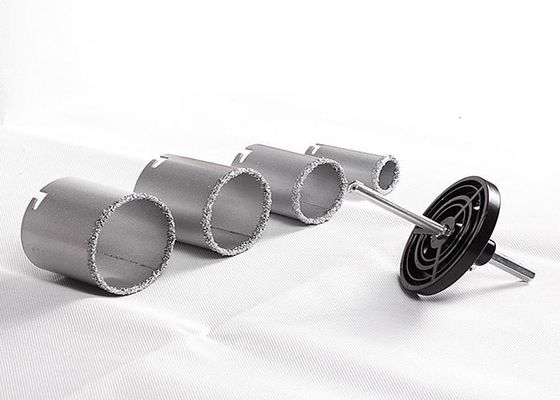 কাটন সরঞ্জাম দুষ্প্রাপ্য ধাতু কারবাইড পরান 33mm 53mm 2-5 / 8 &quot;ডিপ কাট হোল দাঁত দিয়ে দেখলাম