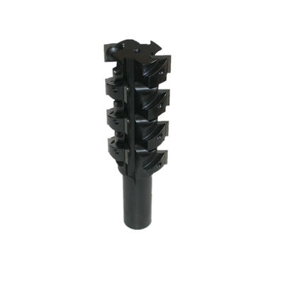 গণপ্রজাতন্ত্রী ছুরি 20mm ঠেং CNC রাউটার বিট পেঁচানো সরল বিট