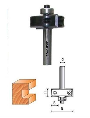 সমাপ্ত পৃষ্ঠ উলটাকর ছুরি দিয়ে CNC রাউটার বিট slotting