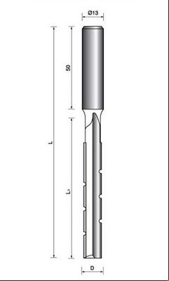 ই এম ব্র্যাড বিন্দু / ভী বিন্দু mortising TCT ড্রিল বিট (13mm ঠেং)