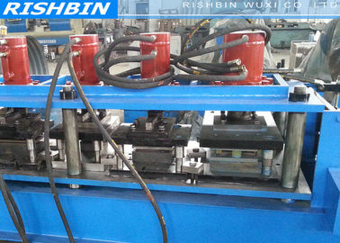 স্বয়ংক্রিয়ভাবে 18 Rollers ডোর ফ্রেম রোল হাইড্রোলিক ছাঁচ কাটার সঙ্গে বিরচন মেশিন