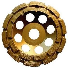 Sintered কারবাইড ডবল সারি ডায়মন্ড কাপ নিষ্পেষণ কংক্রিট 3 &quot;6&quot; 7 &quot;জন্য হুইল