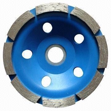 কংক্রিট, মার্বেল, গ্রানাইট জন্য 100mm একক সারি ডায়মন্ড কাপ নাকাল চাকা