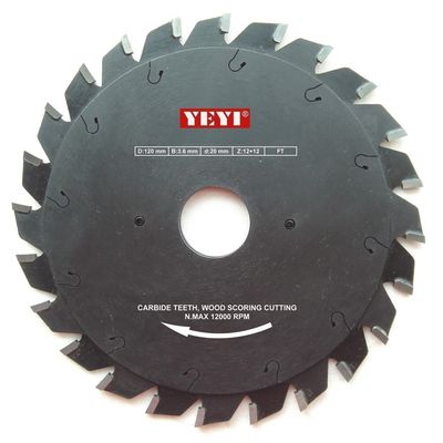 শিল্পকৌশল 100mm 120mm 125mm TCT বিজ্ঞপ্তি দেখেছি ফলকিত কর্তনের জন্য ফলক